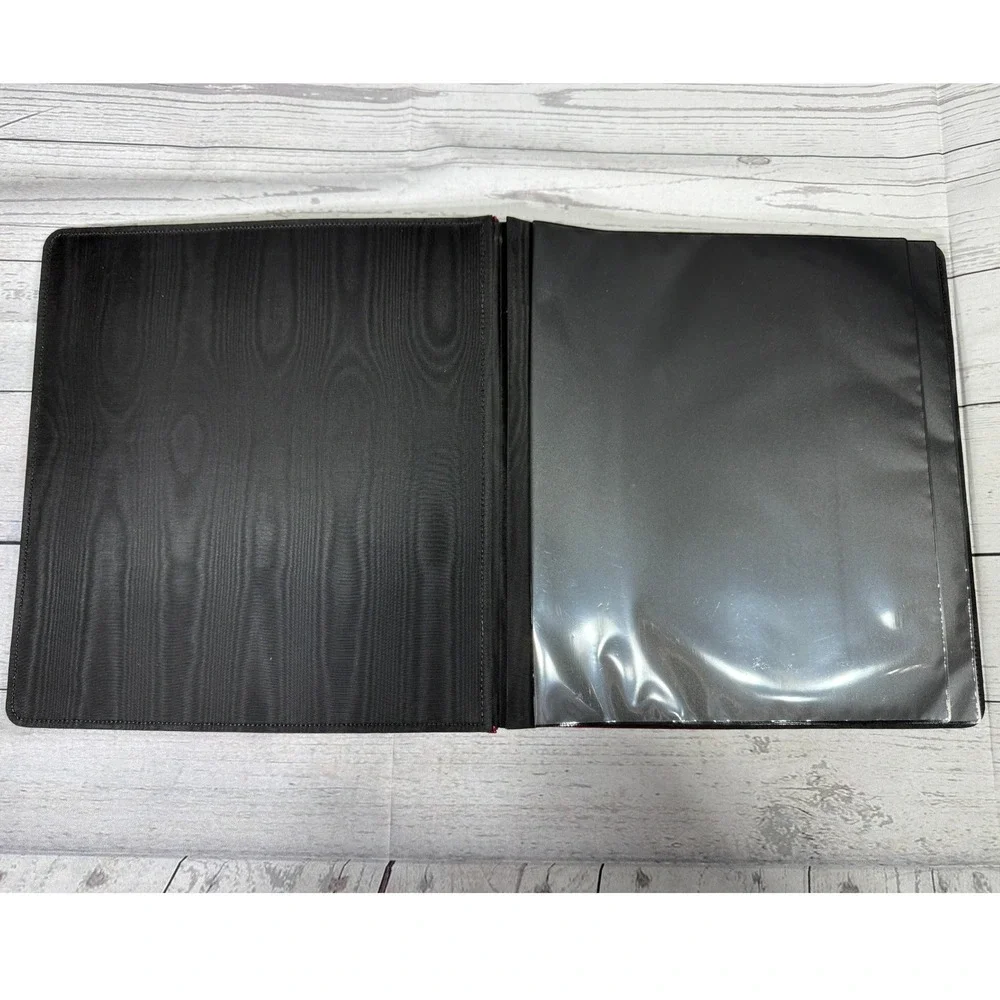 Raika Red Leather Handcrafted Portfolio Photo Album RM 105-F USA Made 12x12